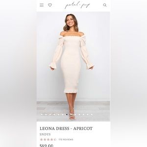 PETAL & PUP | Leona dress - Apricot